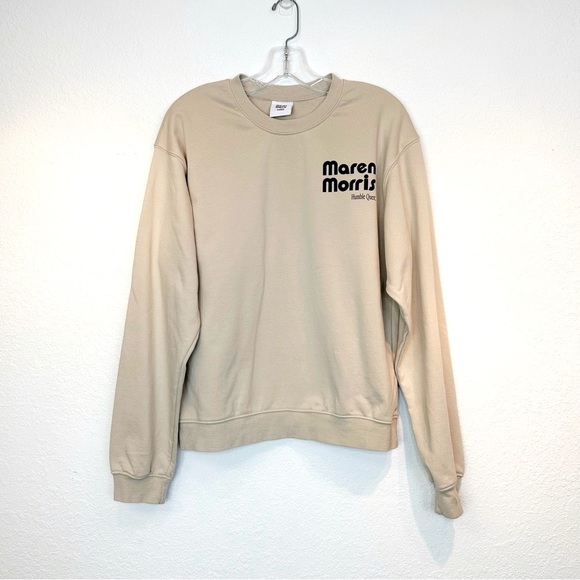 Maren Morris Tan Graphic Humble Quest Concert Sweatshirt Large - Picture 1 of 11